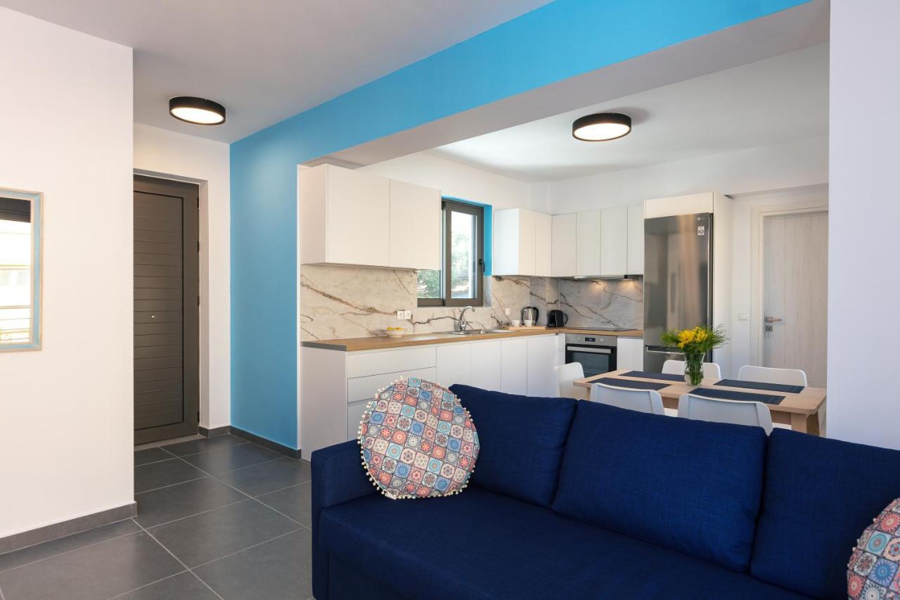 Greek Sky - New Modern Apartment With Shared Pool Tavronitis Екстериор снимка