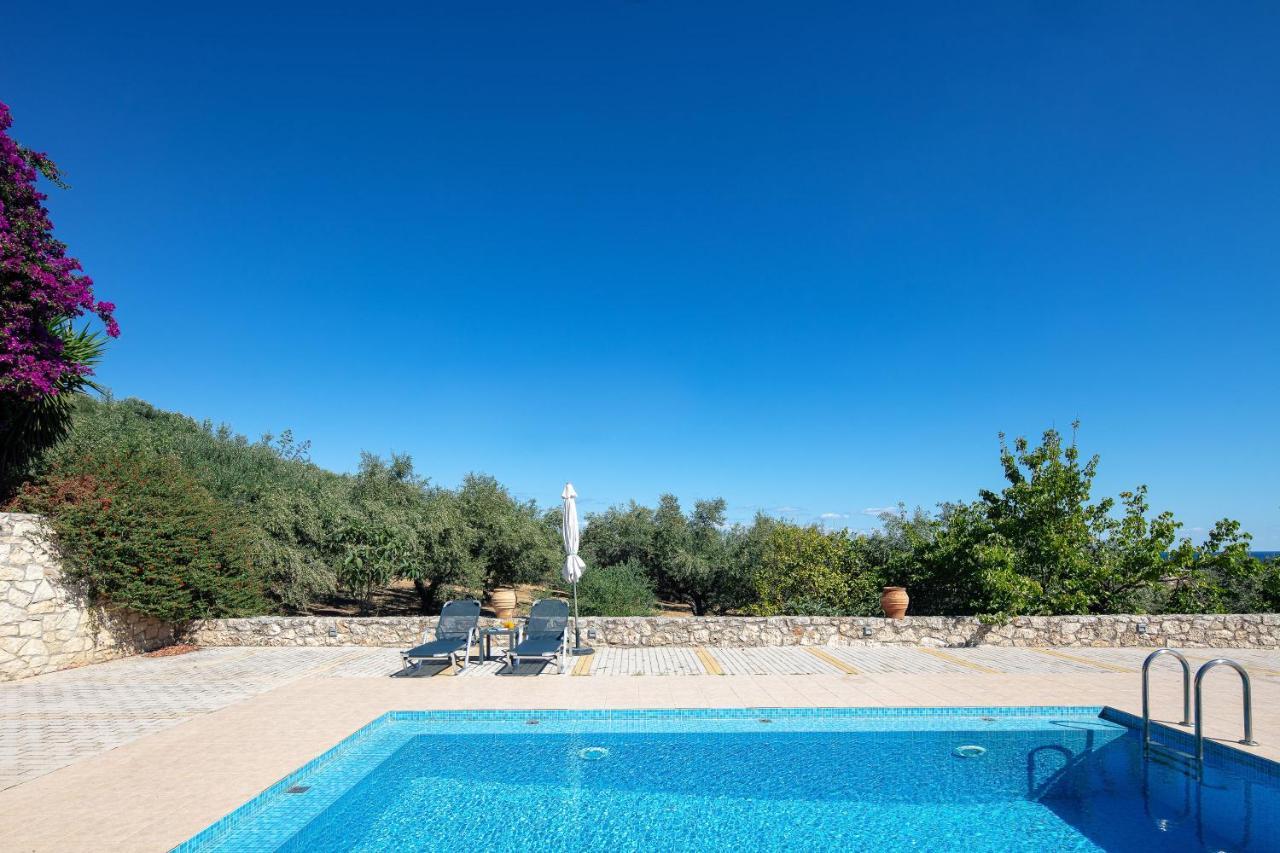 Greek Sky - New Modern Apartment With Shared Pool Tavronitis Екстериор снимка